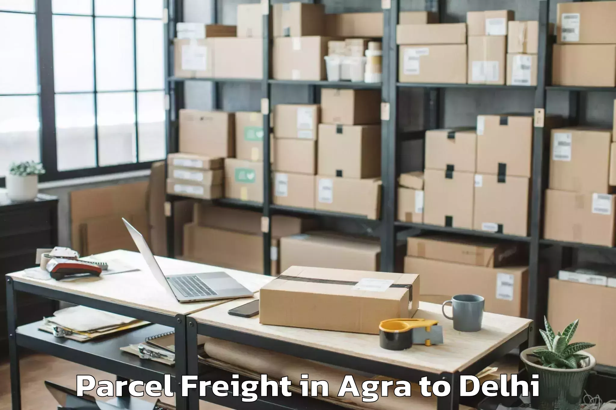 Hassle-Free Agra to Saraswati Vihar Parcel Freight